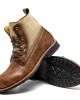 Men Retro Casual Non Slip Splicing Business Short Boots