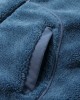 Mens Letter Embroidery Label Warm Fleece Long Sleeve Coats