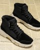 Men Comfy Stitching Lace Up Hard Wearing Casual Martin Shoes